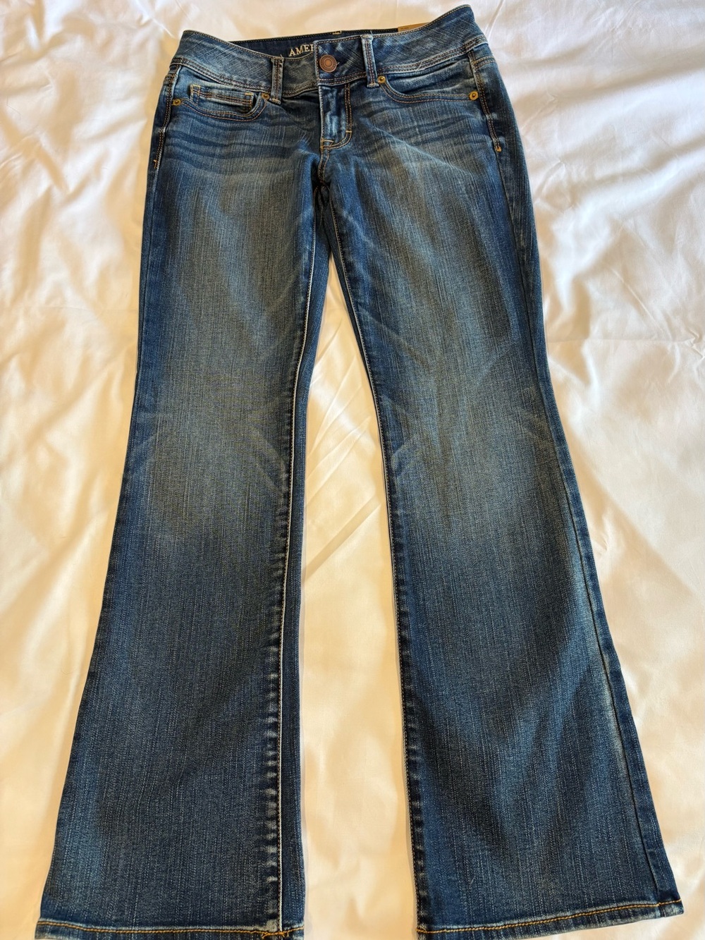 American Eagle Outfitters Dark Blue Bootcut Jeans